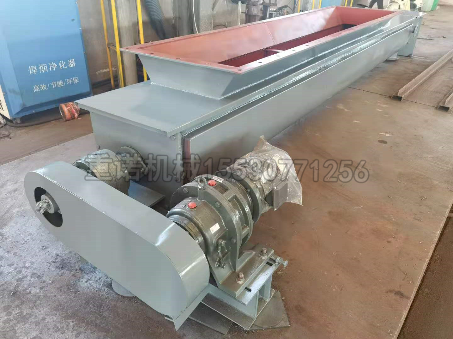 化工廠(chǎng)物料降溫螺旋輸送機(jī) 水冷螺旋輸送機(jī) 高溫物料的輸送